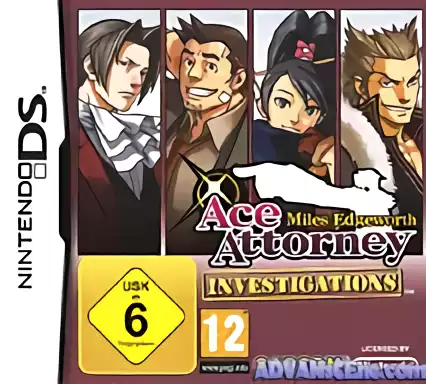 Image n° 1 - box : Ace Attorney Investigations - Miles Edgeworth